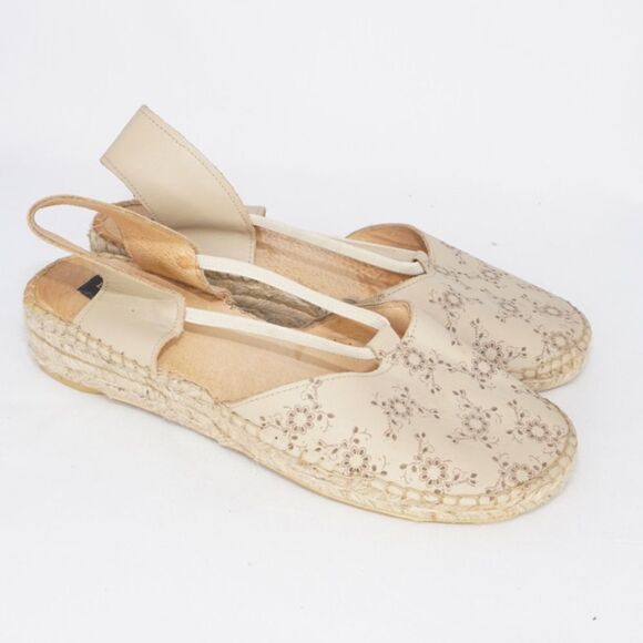 BernieĀ MevāBeige/KhakiāEspadrille Closed-Toe Sandals, Sizeā40 - Picture 4 of 8